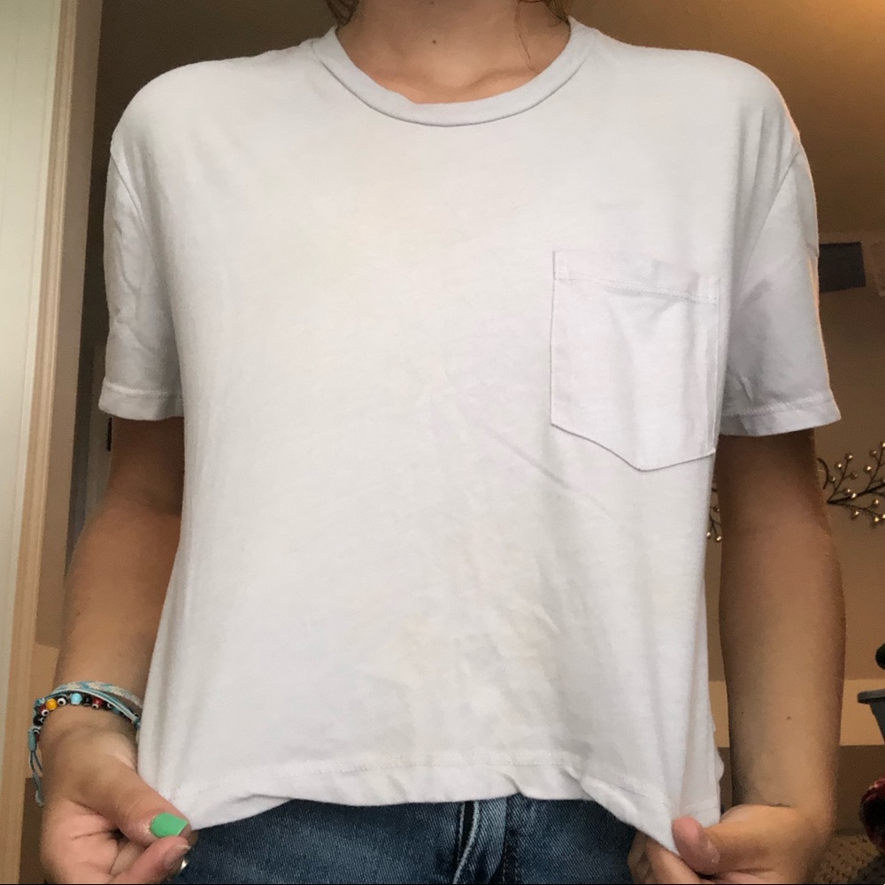 Lavender crop top